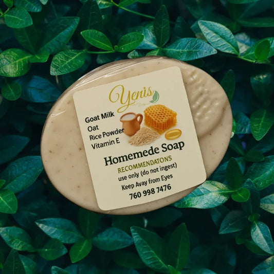 Jabón natural de caléndula, miel y vitamina E