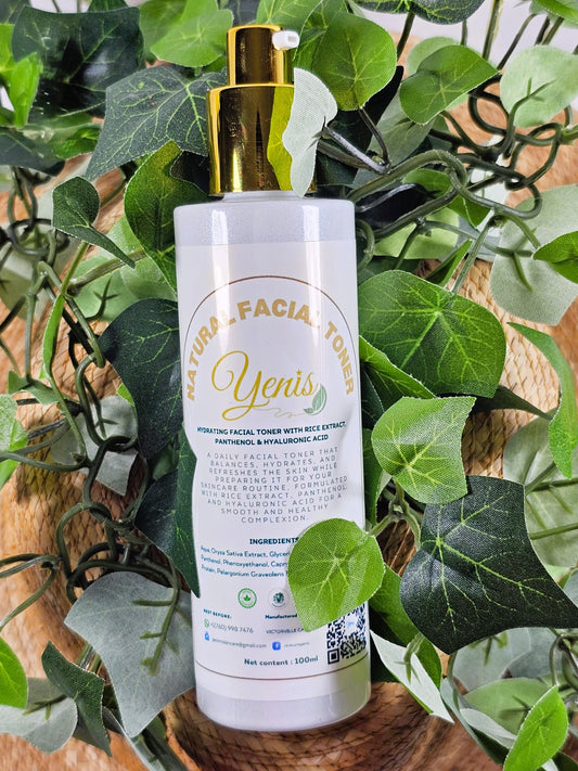 🌿 Natural Facial Toner – Rice Extract + Panthenol