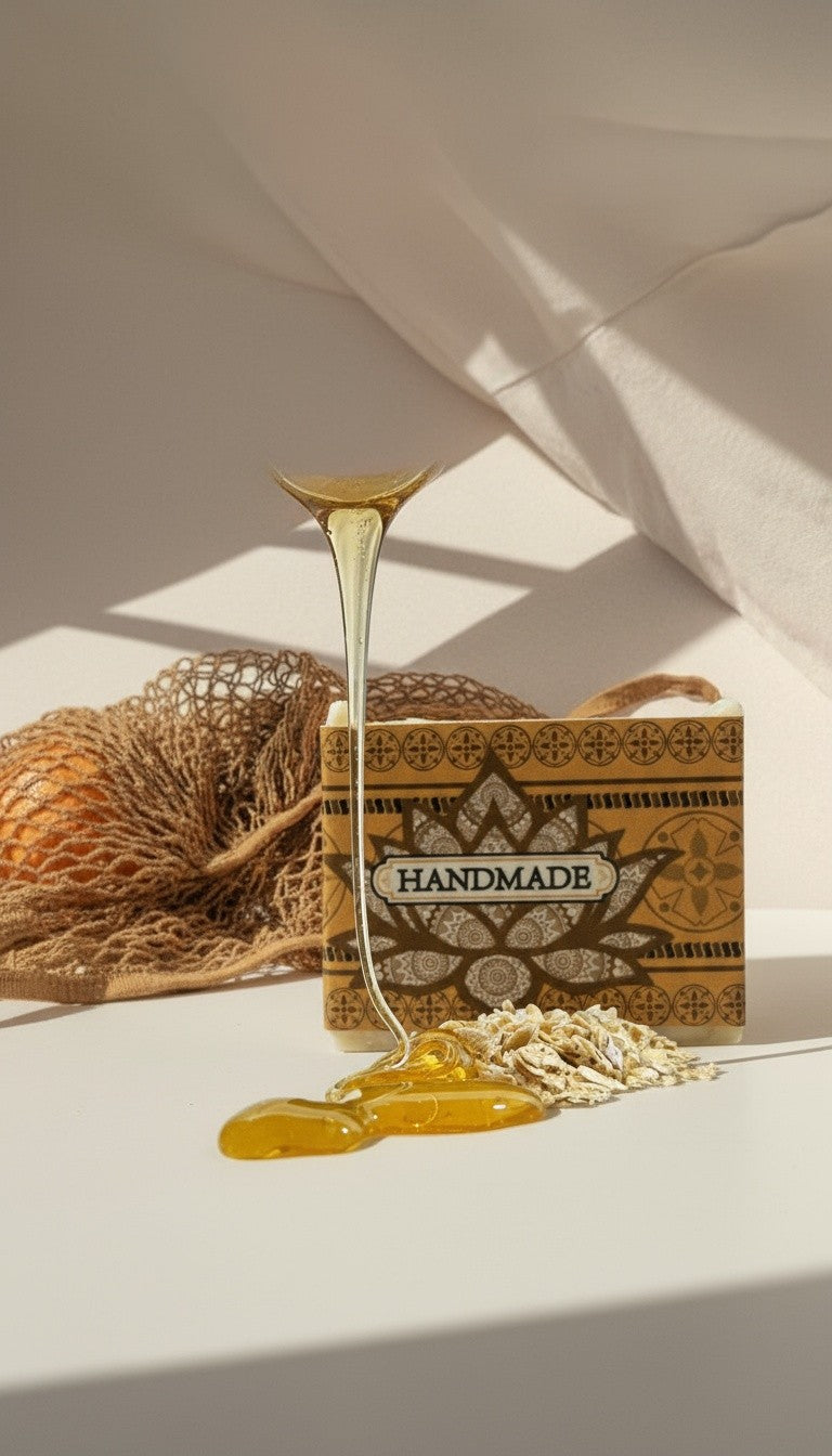🍯 Oat & Honey Handmade Soap