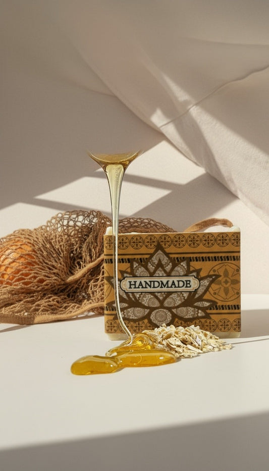 🍯 Oat & Honey Handmade Soap