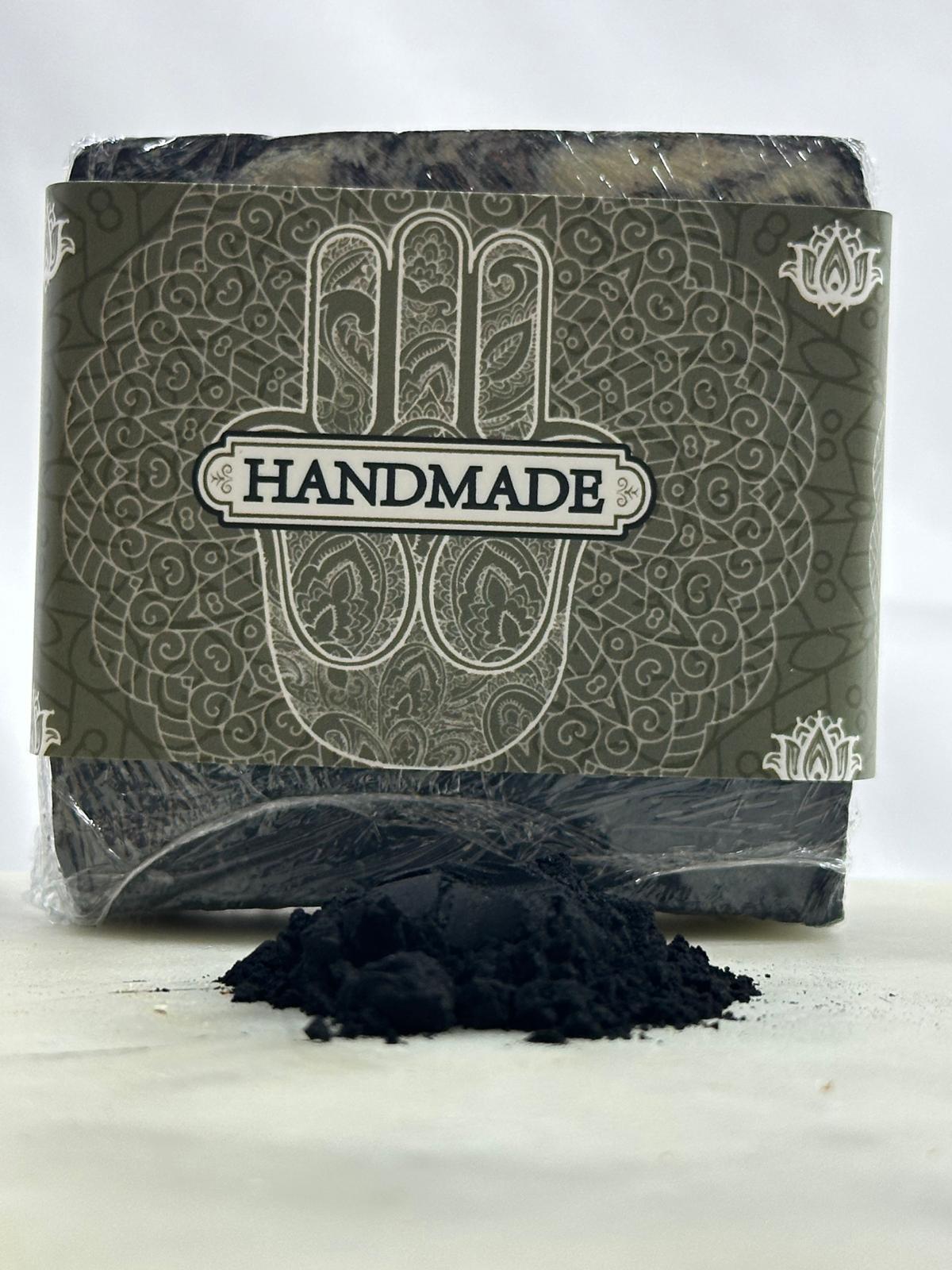 🖤 Charcoal & Chamomile Handmade Soap